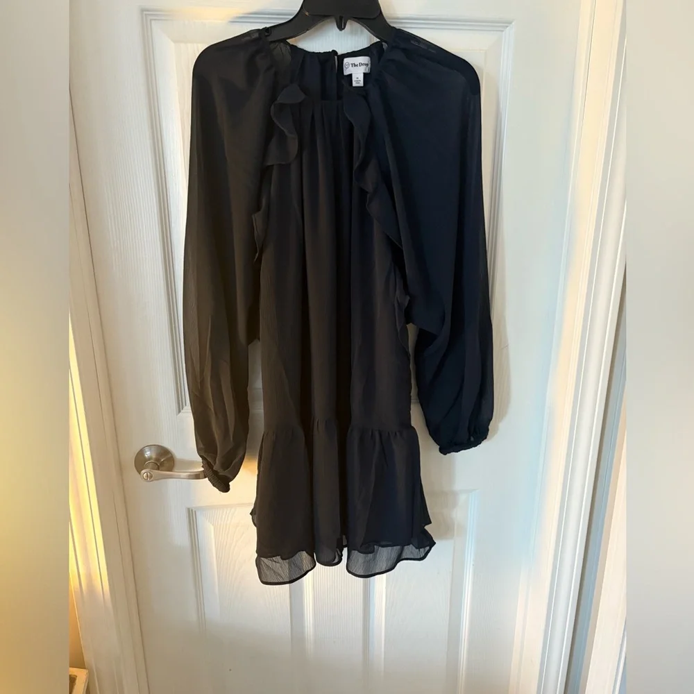 NWT The Drop- Jordan Feminine Riffle Mini Dress - Picture 2 of 4